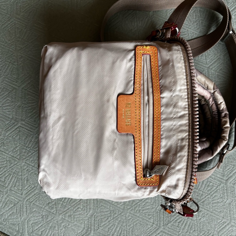 MZ Wallace Micro Sutton Blush Camouflage Quilted Crossbody Bag - Picture 9 of 10